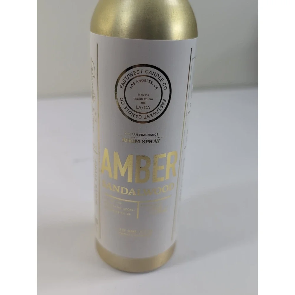 Los Angeles Design Studio AMBER SANDALWOOD Room Spray 6 Oz